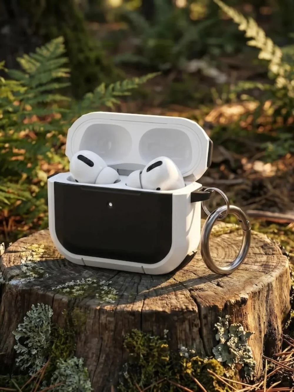White AirPods Pro Heavy Duty Case - Shockproof Armor Cover